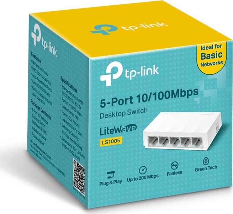 TP-LINK LS1005 v1 Unmanaged L2 - Image 5