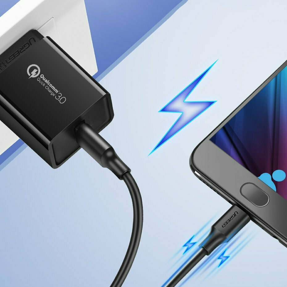 Ugreen US289 Regular USB 2.0 to micro USB Cable Μαύρο 1.5m (60137) - Image 5
