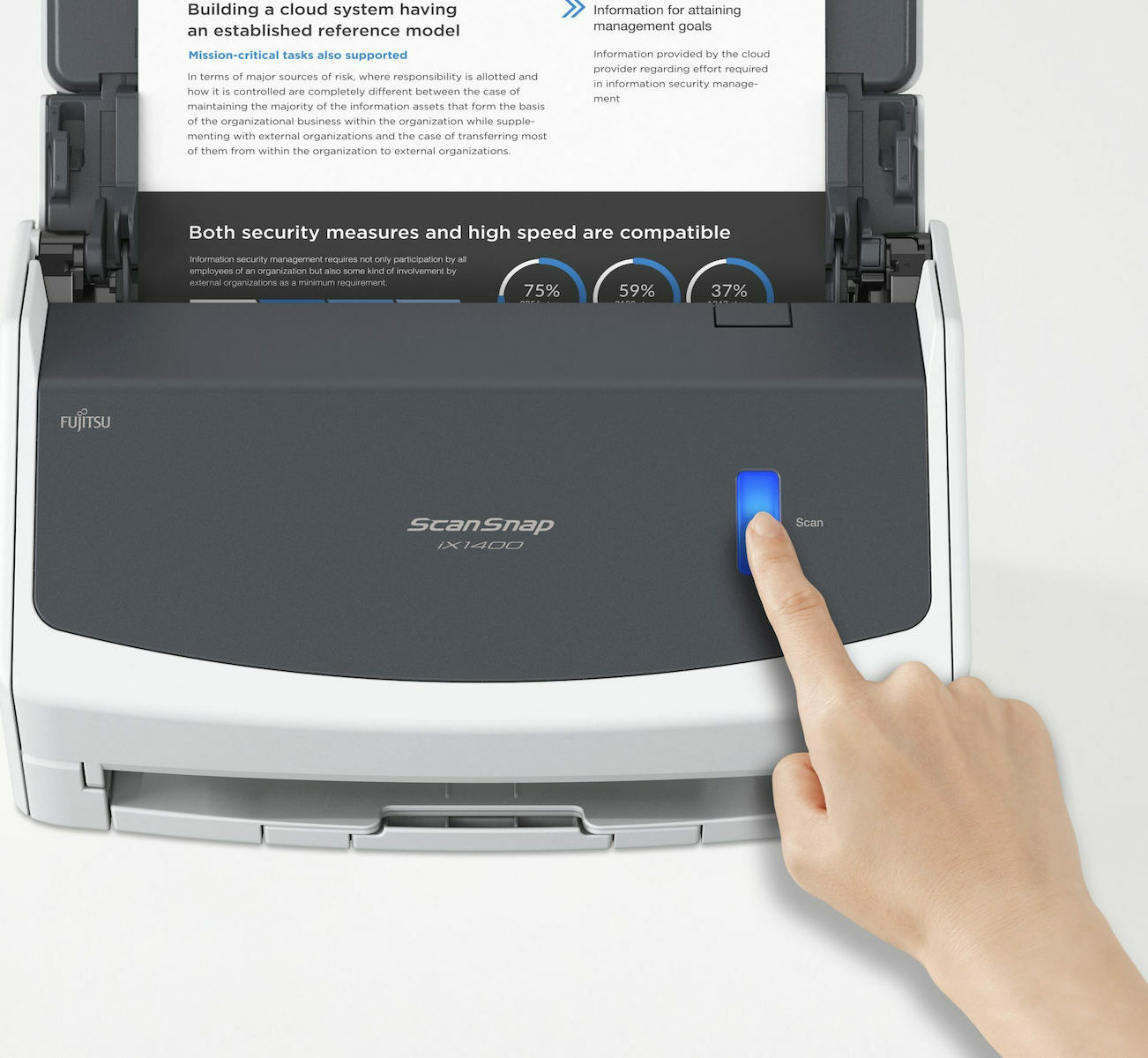 Fujitsu ScanSnap iX1400 Sheetfed Scanner A4 - Image 4