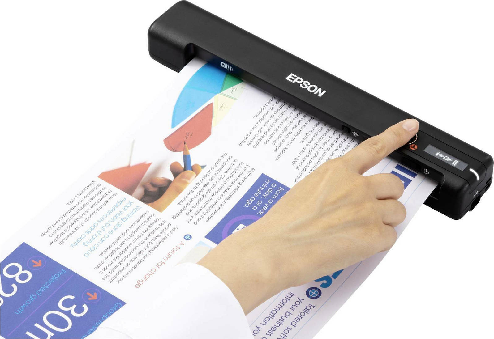 Epson WorkForce ES-60W Scanner Χειρός A4 με WiFi - Image 12