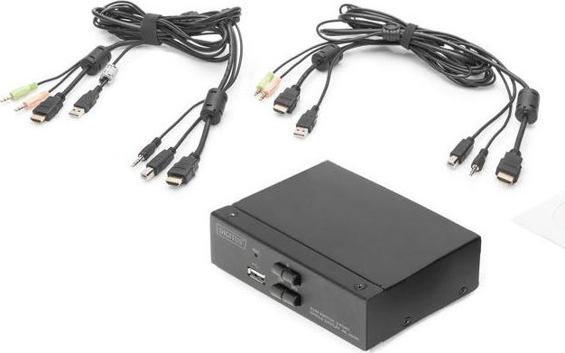 Digitus KVM Switch 2 Port Single Display 4K HDMI - Image 5