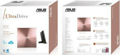 Asus SDRW-08U5S-U Εξωτερικός Οδηγός Εγγραφής/Ανάγνωσης DVD/CD για Desktop / Laptop - Image 4