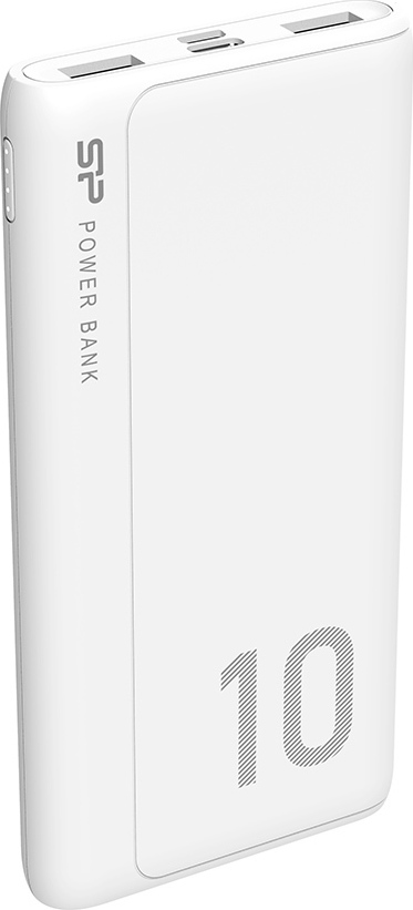 Silicon Power GP15 Power Bank 10000mAh με 2 Θύρες USB-A Λευκό - Image 2