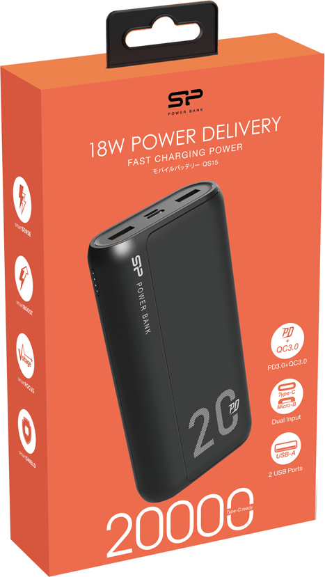 Silicon Power QS15 20000mAh Μαύρο - Image 5