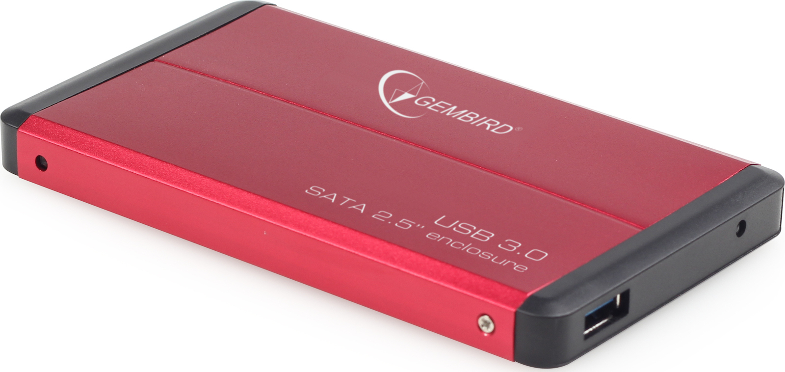 Gembird Θήκη για Σκληρό Δίσκο 2.5" SATA III με σύνδεση USB 3.0 σε Κόκκινο χρώμα EE2-U3S-2-R