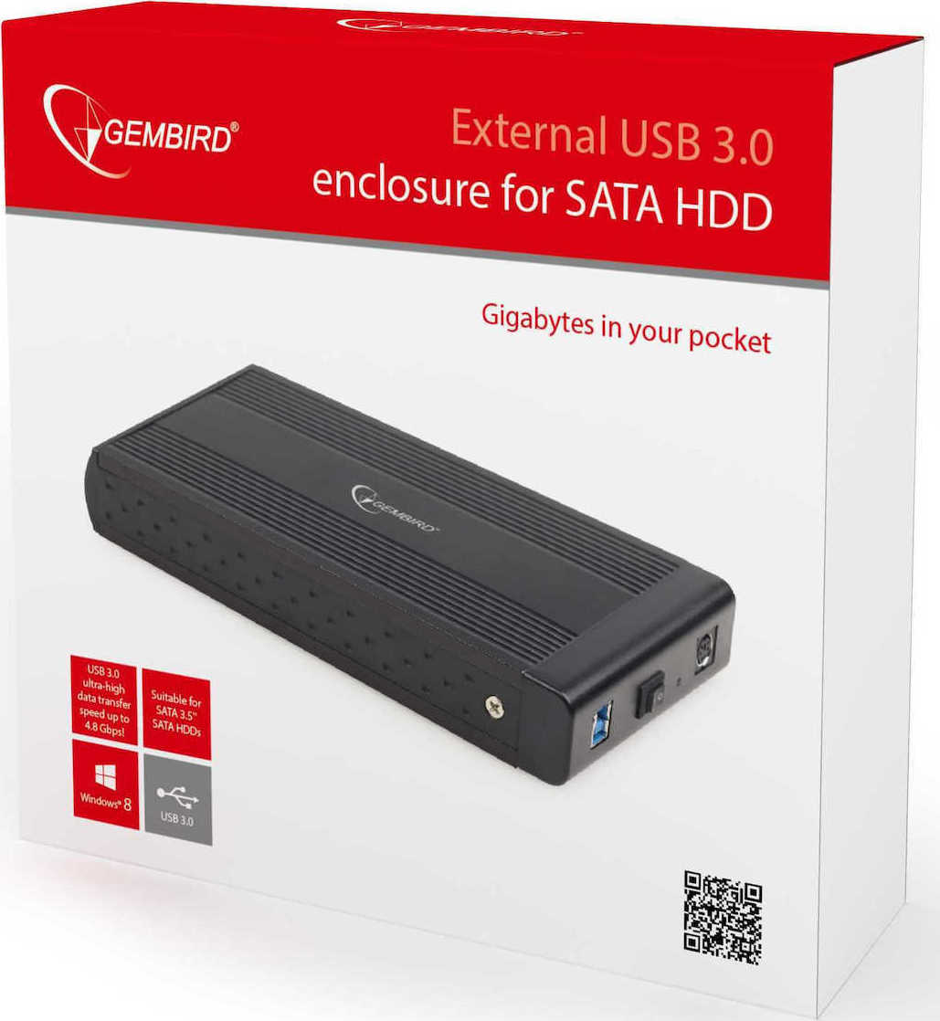 Gembird Θήκη για Σκληρό Δίσκο 3.5" SATA III με σύνδεση USB3.0 - Image 8