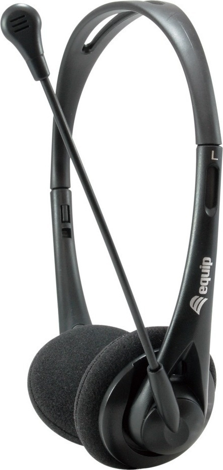 Equip Headset Stereo On Ear Multimedia Ακουστικά με μικροφωνο και σύνδεση 3.5mm Jack