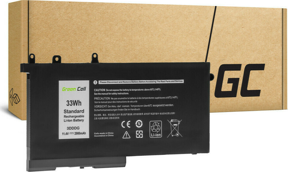 Green Cell Συμβατή Μπαταρία για Dell Latitude 5280/5290/5480/5490/5495/5580/5590 με 2900mAh