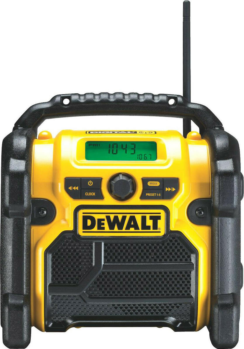 Dewalt DCR019 Φορητό Ραδιόφωνο Επαναφορτιζόμενο Κίτρινο - Image 4