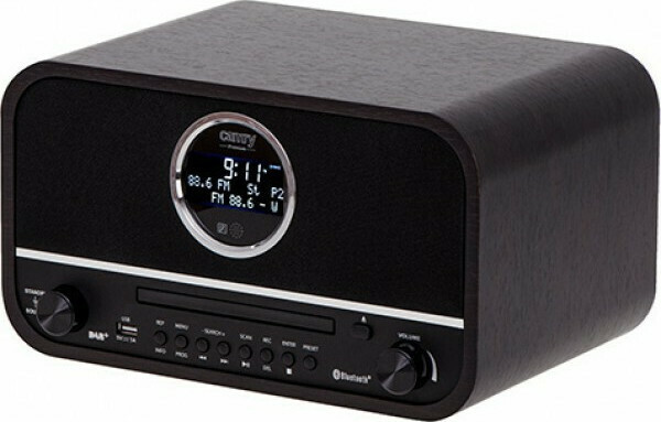 Camry CR1182 Retro Επιτραπέζιο Ραδιόφωνο Ρεύματος DAB+ με Bluetooth και USB Μαύρο - Image 8