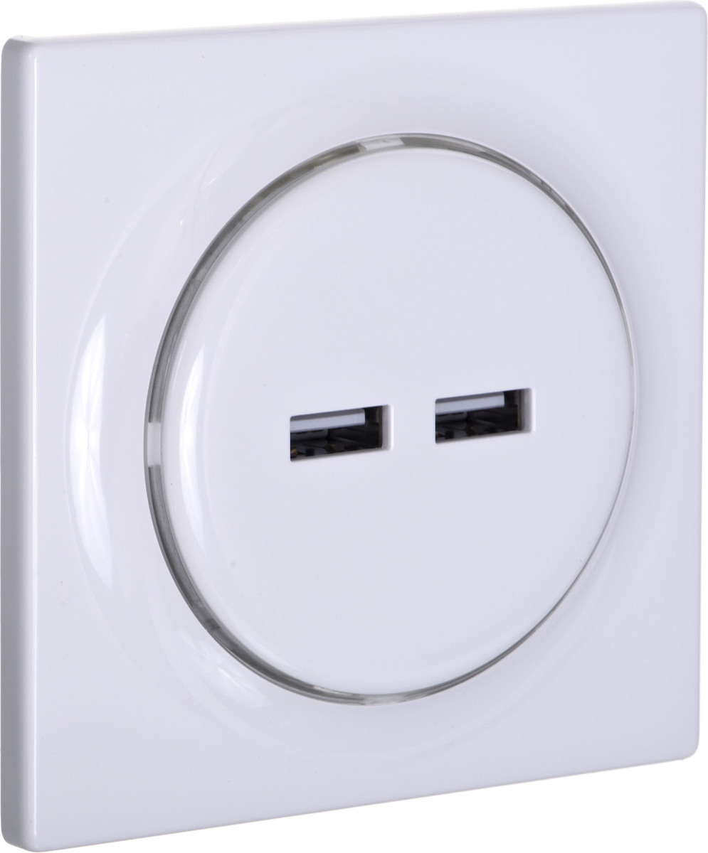 Fibaro Walli N Χωνευτή Πρίζα Ρεύματος με 2 Θύρες USB Λευκή - Image 6