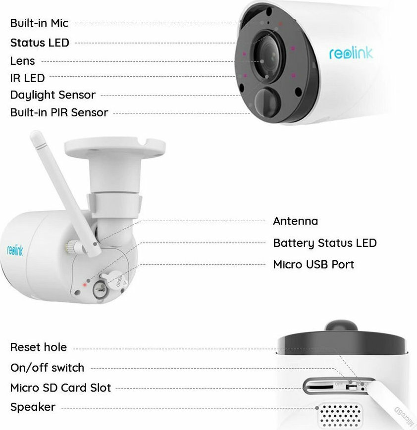 Reolink Argus Eco v2 IP Αδιάβροχη Κάμερα Wi-Fi Full HD 1080p - Image 10