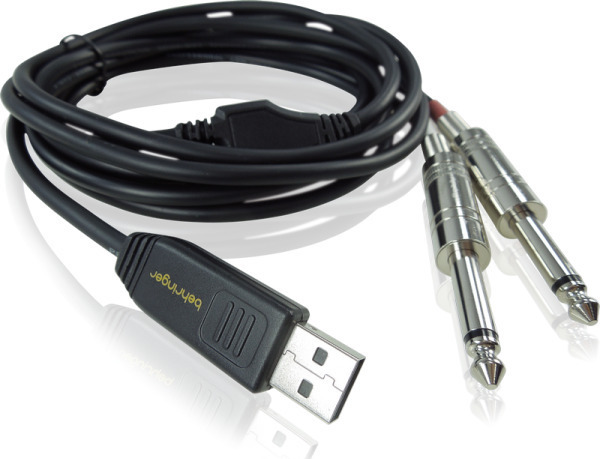 Behringer Καλώδιο Ήχου 6.35mm male - USB-A male 2m Μαύρο (E009975) - Image 5