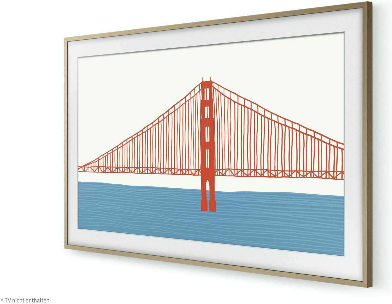 Samsung Frame Modern Teak 55" - Image 3