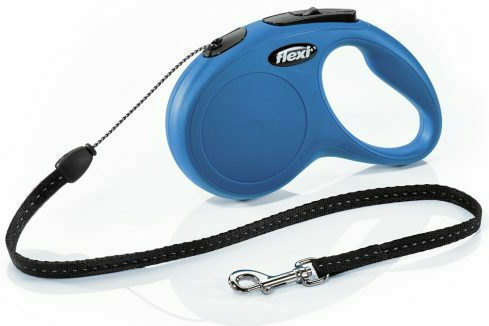 Flexi Πτυσσόμενο Λουρί/Οδηγός Σκύλου Ιμάντας Classic Small 8m έως 12kg (Μπλε) σε Μπλε χρώμα 8m έως 12kg - Image 2