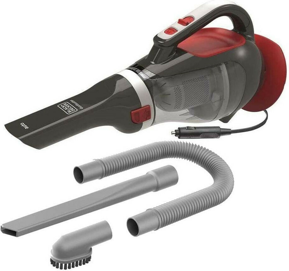 Black & Decker Σκουπάκι Αυτοκινήτου Στερεών με Ισχύ 12W & Καλώδιο Αναπτήρα 12V Gray, Red - Image 4