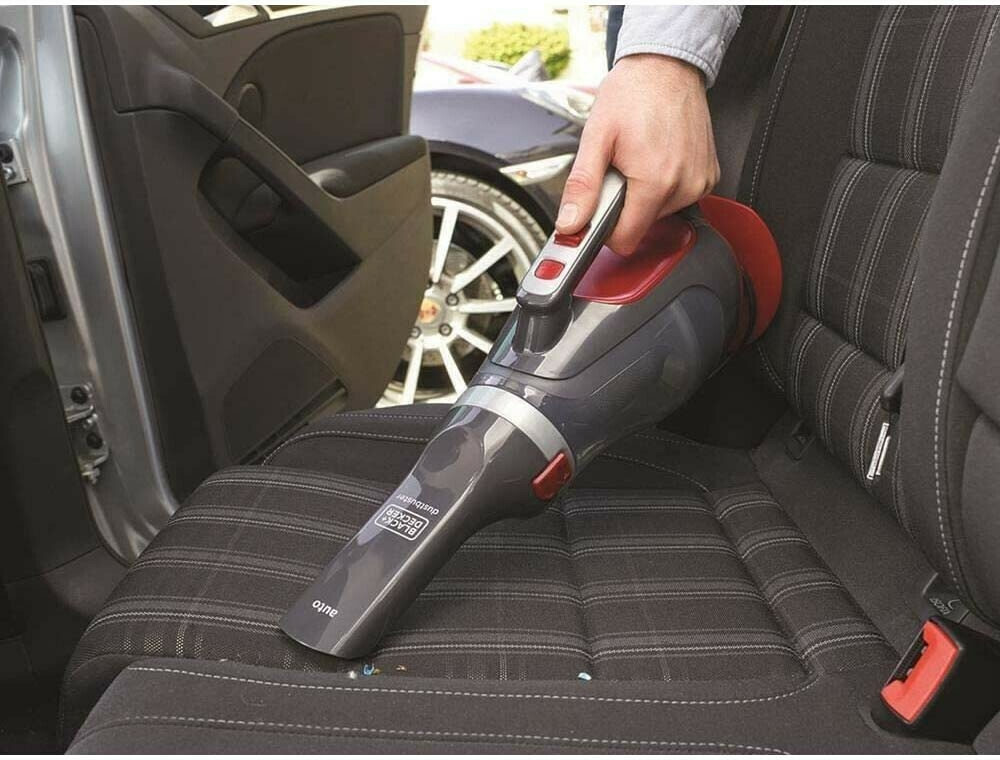 Black & Decker Σκουπάκι Αυτοκινήτου Στερεών με Ισχύ 12W & Καλώδιο Αναπτήρα 12V Gray, Red - Image 3