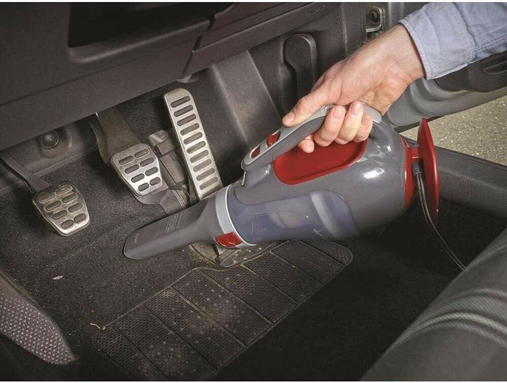 Black & Decker Σκουπάκι Αυτοκινήτου Στερεών με Ισχύ 12W & Καλώδιο Αναπτήρα 12V Gray, Red - Image 11