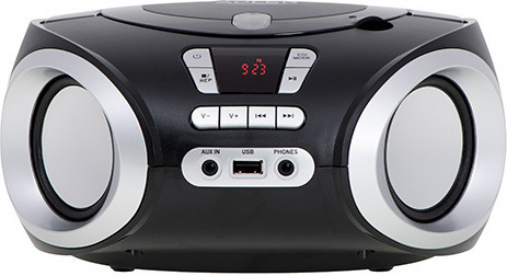 Adler Φορητό Ηχοσύστημα CD Boombox με CD / MP3 / USB / Ραδιόφωνο σε Μαύρο Χρώμα - Image 6
