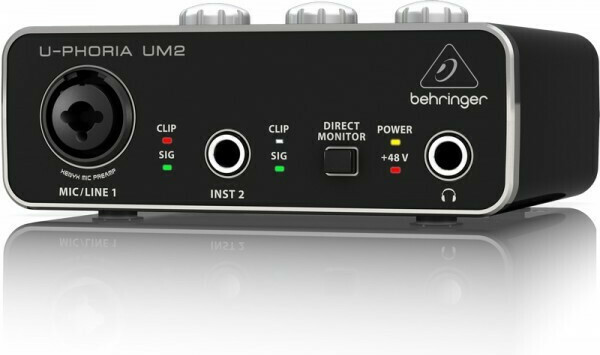 Behringer Εξωτερική Επαγγελματική Κάρτα Ήχου U-PHORIA UM2 Συνδεσιμότητα USB - Image 7