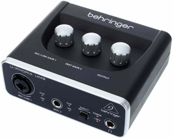 Behringer Εξωτερική Επαγγελματική Κάρτα Ήχου U-PHORIA UM2 Συνδεσιμότητα USB - Image 8