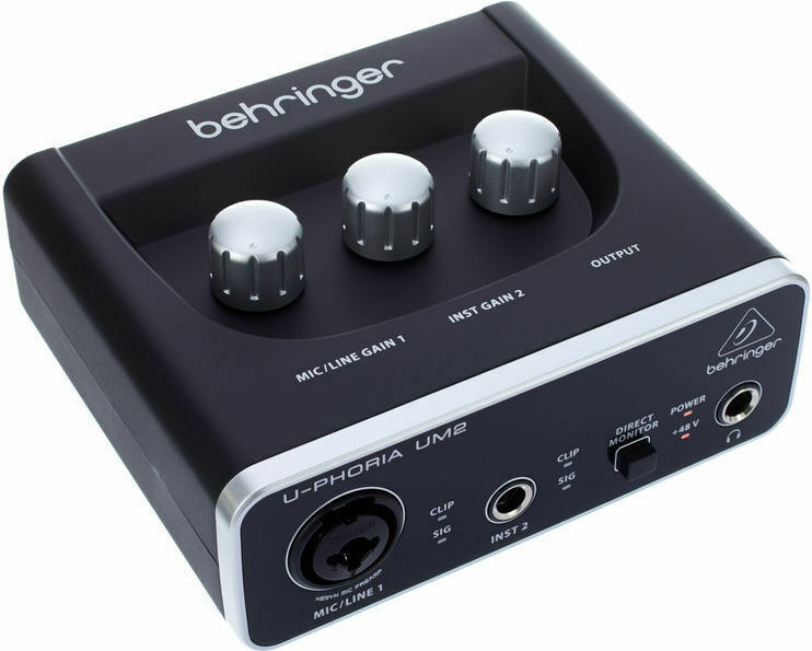 Behringer Εξωτερική Επαγγελματική Κάρτα Ήχου U-PHORIA UM2 Συνδεσιμότητα USB - Image 10