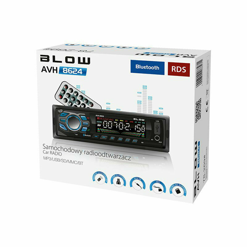 Blow Ηχοσύστημα Αυτοκινήτου 1DIN (Bluetooth/USB) 78-269# - Image 4