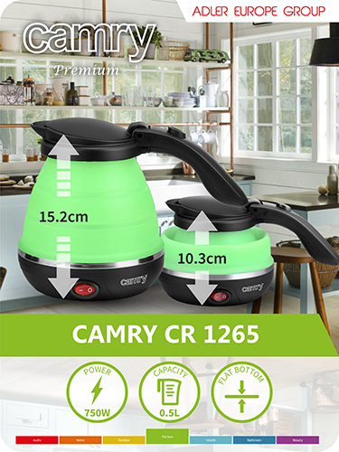 Camry CR 1265 500ml με Ισχύ 750W Πράσινος - Image 7