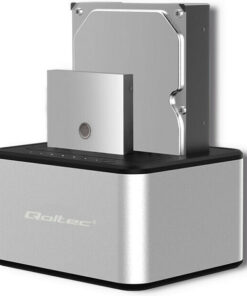 Qoltec 5316 Docking Station για 2 Σκληρούς Δίσκους SATA 3.5" / 2.5" με σύνδεση USB 3.0 (50316)