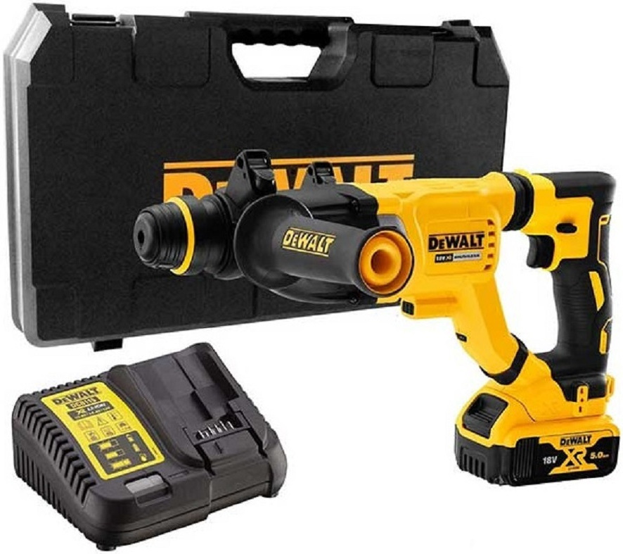 Dewalt DCH263P1 Κρουστικό Σκαπτικό Πιστολέτο Μπαταρίας Brushless 18V 1x5Ah με Υποδοχή SDS Plus DCH263P1 - Image 7