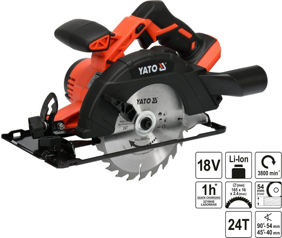Yato YT-82811 Δισκοπρίονο 18V Solo