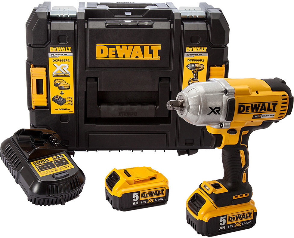 Dewalt DCF899P2 Brushless Μπουλονόκλειδο Μπαταρίας 18V 2x5Ah με Υποδοχή 1/2" - Image 4