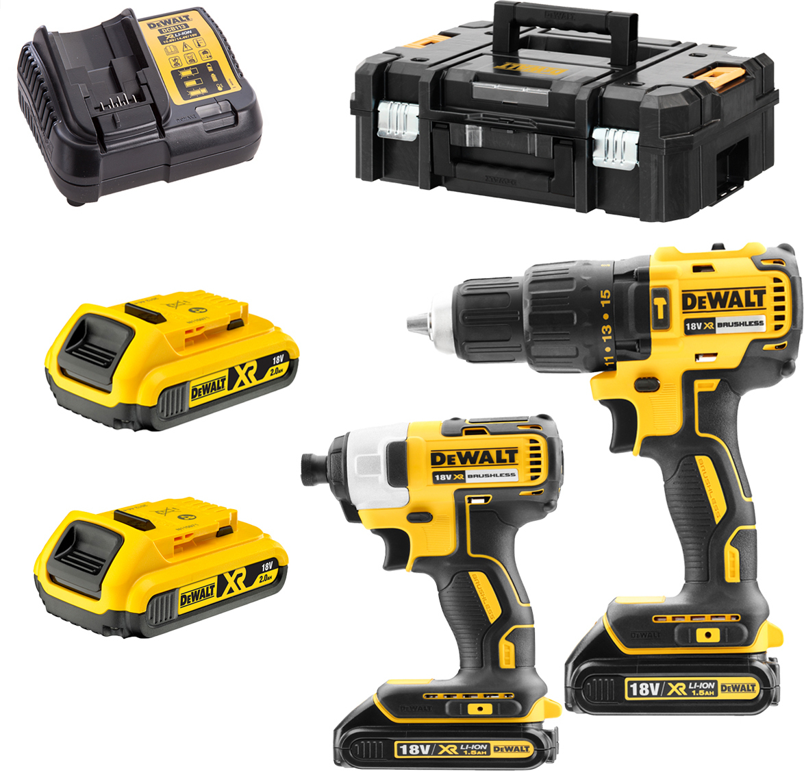 Dewalt Σετ Κρουστικό Δραπανοκατσάβιδο & Παλμικό Κατσαβίδι - Image 7