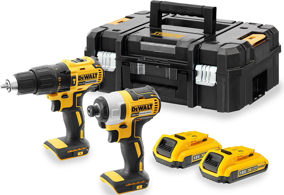 Dewalt Σετ Κρουστικό Δραπανοκατσάβιδο & Παλμικό Κατσαβίδι