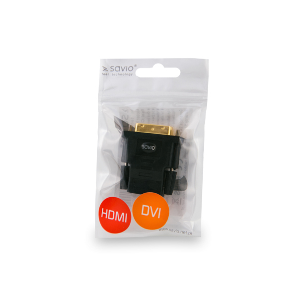 Savio HDMI female σε DVI-D male (CL-21) - Image 2