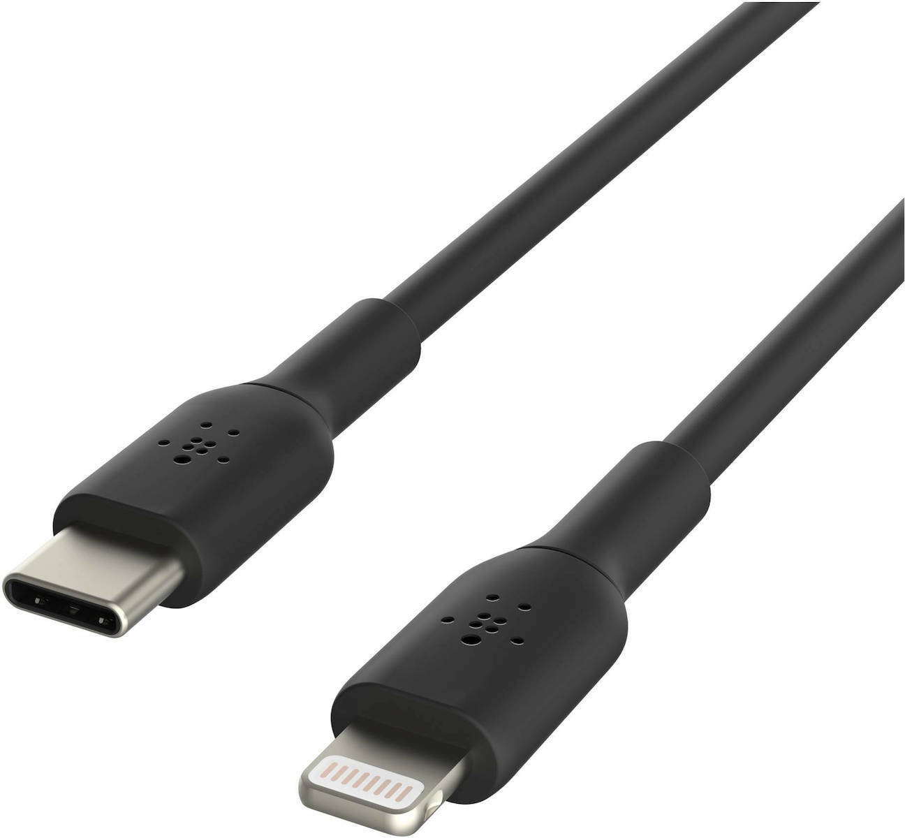 Belkin USB-C to Lightning Cable 30W Μαύρο 1m (CAA003BT1MBK)