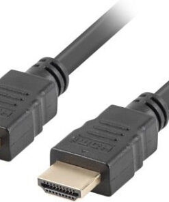 Alternative view of Lanberg HDMI 1.4 Cable HDMI male - HDMI male 5m Μαύρο (CA-HDMI-11CC-0050-BK)