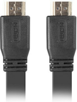 Lanberg HDMI 1.4 Cable HDMI male - HDMI male 5m (CA-HDMI-21CU-0050-BK) - Image 2
