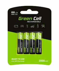 Alternative view of Green Cell AA 2000mAh 1.2V 4τμχ
