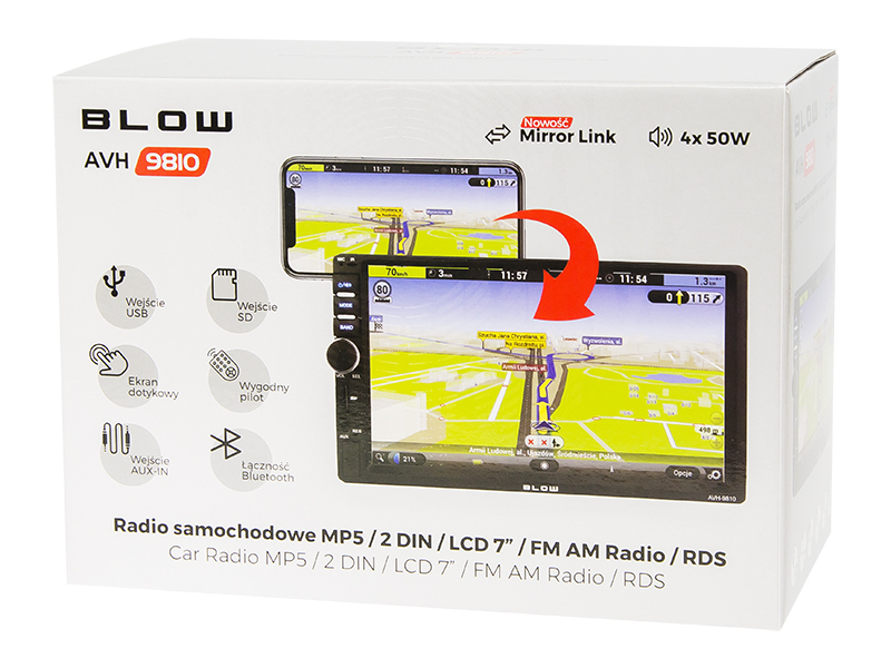 Blow Ηχοσύστημα 2 DIN με Bluetooth & USB - Image 5