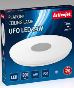 Alternative view of Active Jet AJE-UFO Πλαφονιέρα 38εκ. LED με Τηλεχειριστήριο