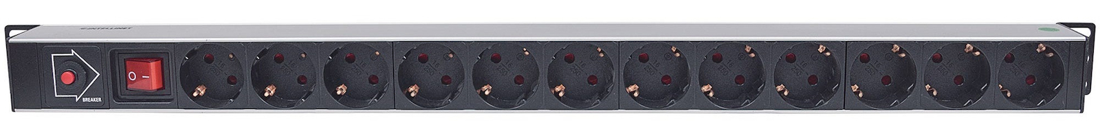 Intellinet Vertical Rackmount 12-Way Power Strip Μαύρο - Image 3