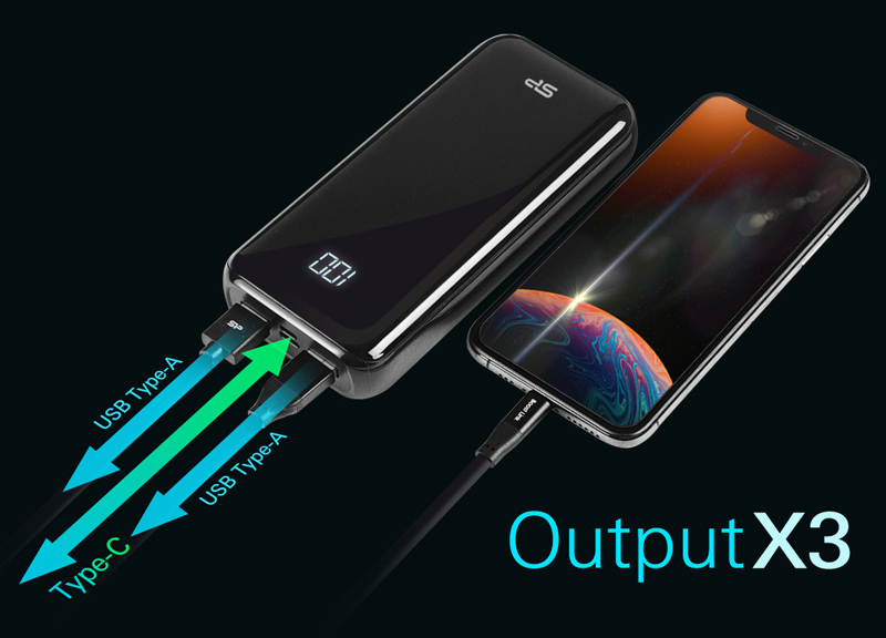 Silicon Power QS28 20000mAh 18W Μαύρο - Image 2