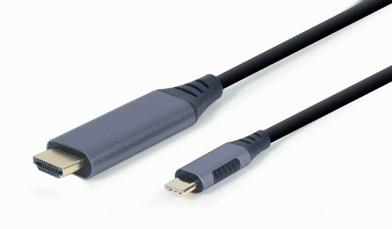 Cablexpert HDMI 2.0 HDMI male - USB-C male 1.8m Μαύρο (CC-USB3C-HDMI-01-6) - Image 2