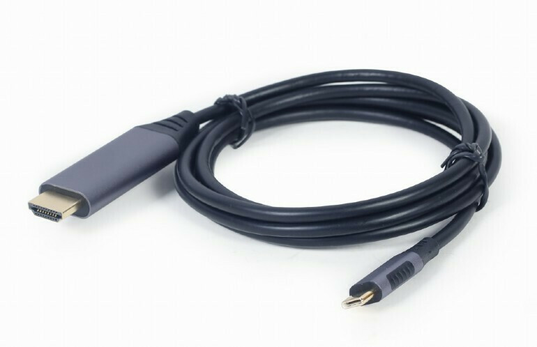 Cablexpert HDMI 2.0 HDMI male - USB-C male 1.8m Μαύρο (CC-USB3C-HDMI-01-6) - Image 3