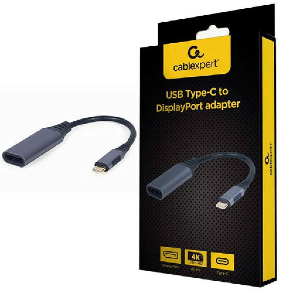 Cablexpert USB-C male σε DisplayPort female 1τμχ (A-USB3C-DPF-01)
