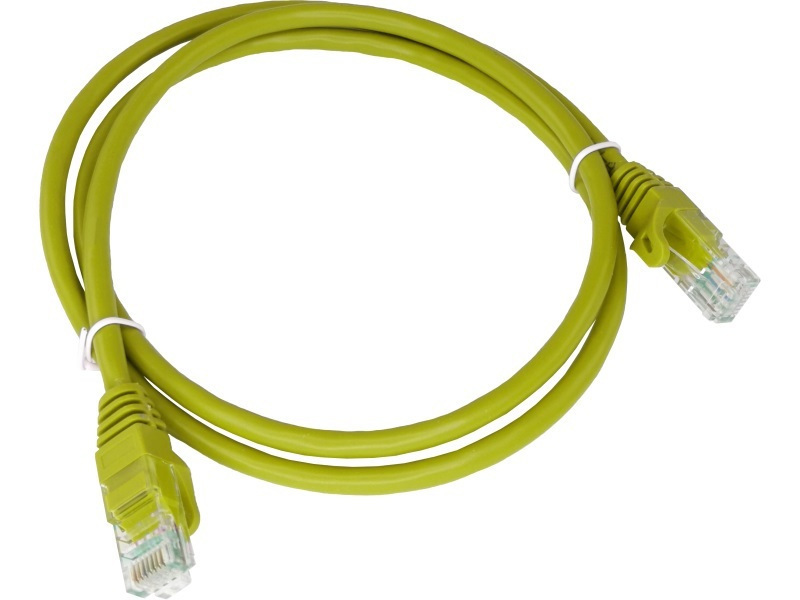 A-LAN KKU5ZOL0.25 U/UTP Cat.5e Καλώδιο Δικτύου Ethernet 0.25m Κίτρινο