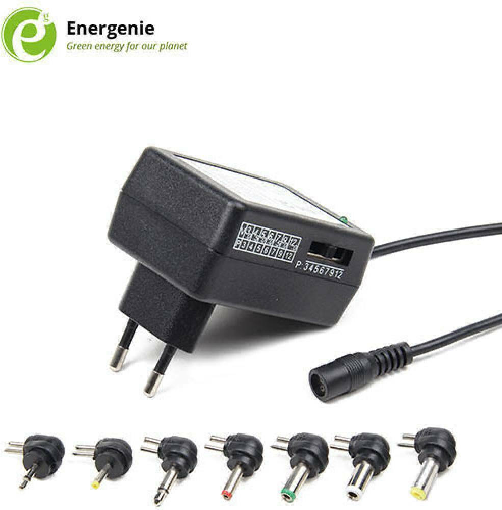 Energenie Universal Τροφοδοτικό 12V 1A 12W με σετ βυσμάτων (EG-MC-008) - Image 7