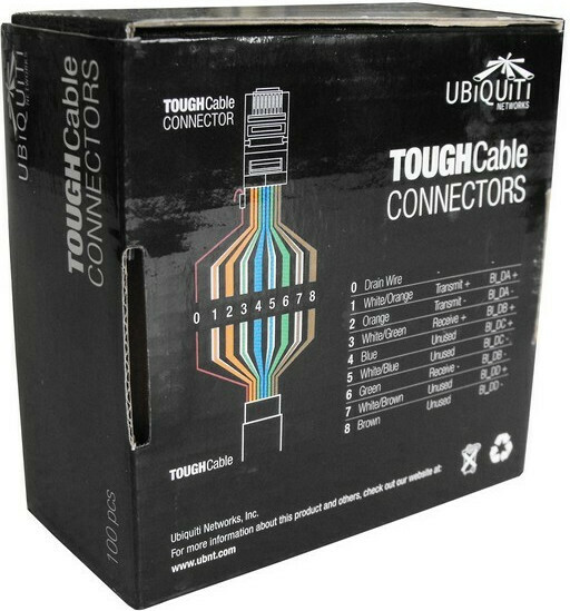 Ubiquiti TOUGHCable Βύσμα RJ-45 male 20τμχ Ασημί (TC-GND-20 TC-GND) - Image 6