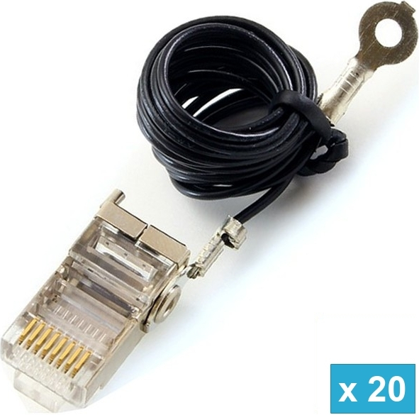 Ubiquiti TOUGHCable Βύσμα RJ-45 male 20τμχ Ασημί (TC-GND-20 TC-GND) - Image 4